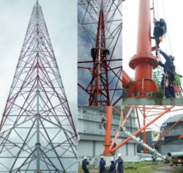 Erection of 314.6m Tower & Installation of UHF Antenna system